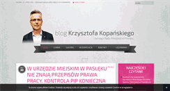 Desktop Screenshot of krzysztofkopanski.pl